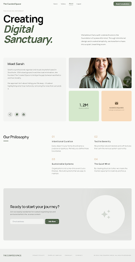 Architectural About Page